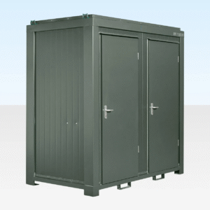 1+1 Double Mains Toilet 8Ft x 5Ft | Bottle Green