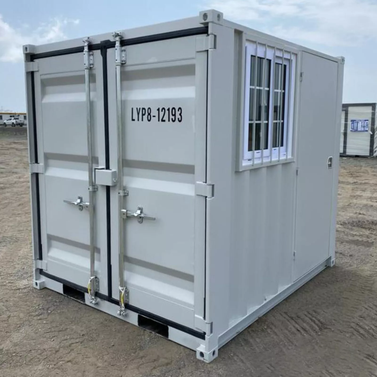 NEW-8ft Cubic Shipping Container with/Door + Window - Image 4