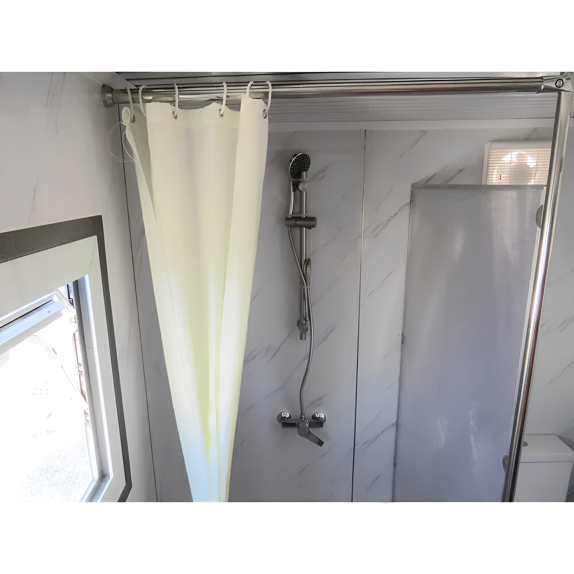 Portable Restroom, Bathroom, Mobile Toilet With Shower And Sink - Image 9