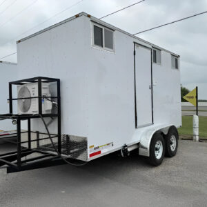 7′ x 14′ Upscale 2 Station Portable Restroom Trailer
