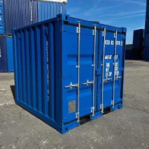 8Ft Shipping Container One Trip Blue